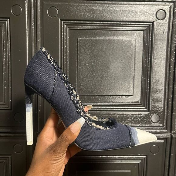 Tom Ford denim heels